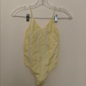 Striped bodysuit